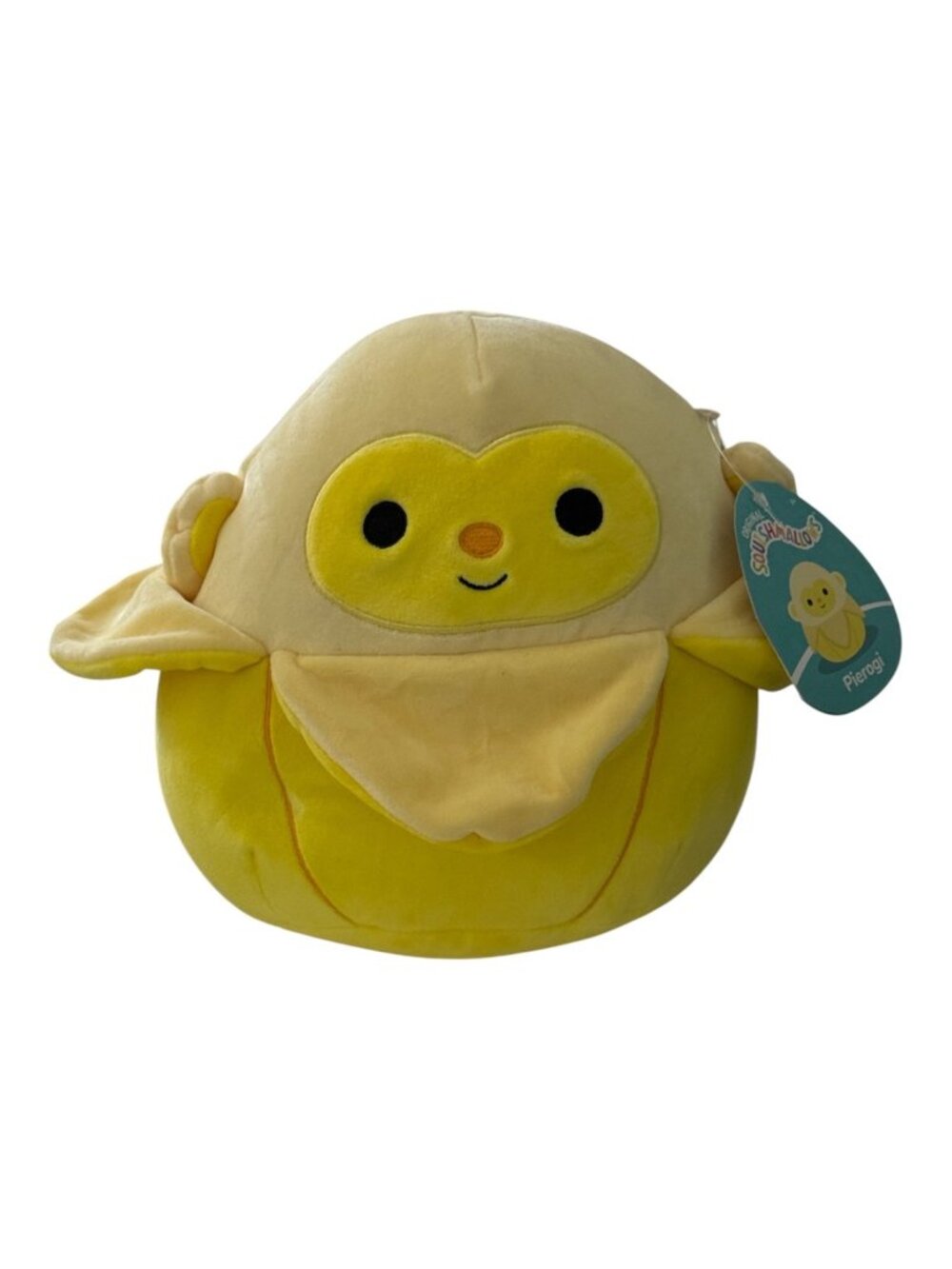 Jazwares Squishmallows Pierogi The Banana Monkey Hybrid 9 inch new NWT Yellow